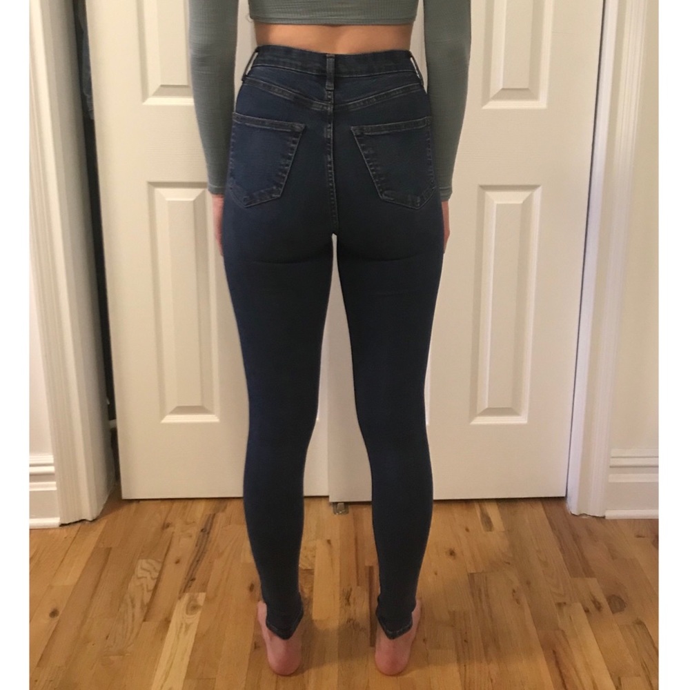 Topshop High-Waisted Skinny Jeans